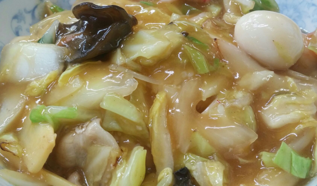 懐かしの中華丼