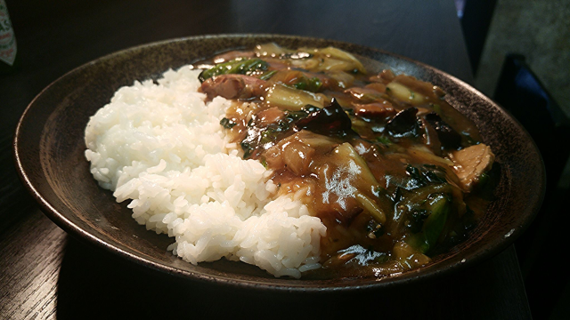 豚バラ煮込みあんかけ飯