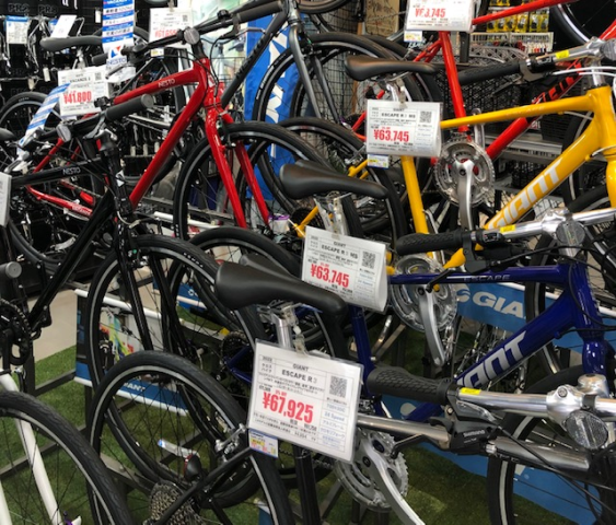 自転車の価格、値上がり