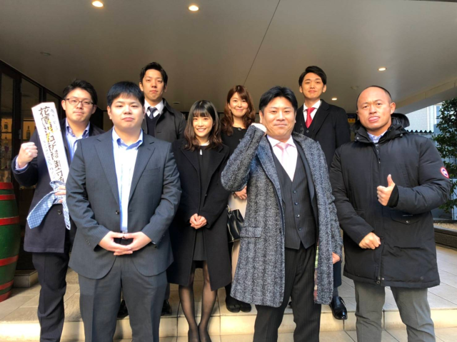 新年祈祷と新年会！